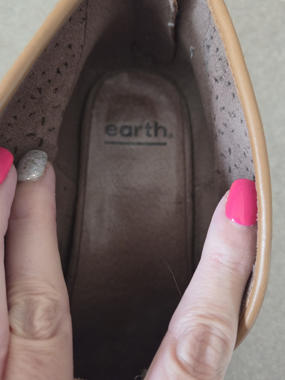 Earth Shoes Women's Brown Peep-Toe Ankle Booties - Picture 8 of 15